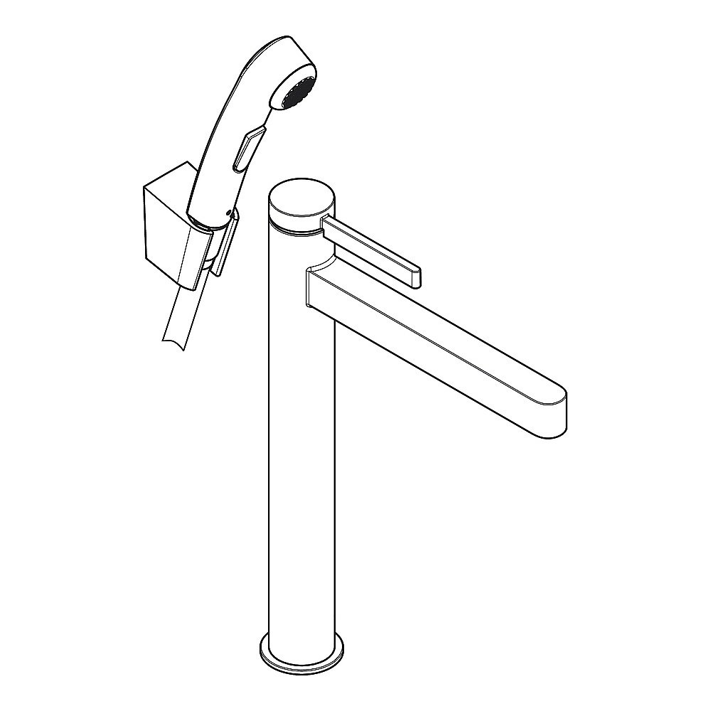 Смеситель для раковины Hansgrohe Finoris 76220000 хром купить в интернет-магазине сантехники Sanbest