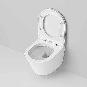 Унитаз подвесной Ambassador Ritz 233K19004RS безободковый, с крышкой микролифт, белый купить в интернет-магазине Sanbest