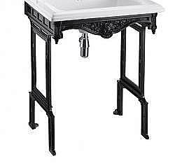 Консоль Burlington T48 BLA черное купить в интернет-магазине сантехники Sanbest