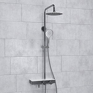 Душевая система WasserKraft Aller SET2655 Thermo хром купить в интернет-магазине сантехники Sanbest