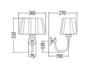 Светильник Devon&Devon Decor DEDECORCR купить в интернет-магазине сантехники Sanbest