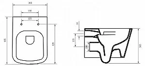 Унитаз подвесной BelBagno Albano BB120CHR безободковый купить в интернет-магазине Sanbest