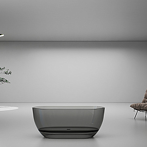 Ванна Black&White Swan SB3010 170x78 серый купить в интернет-магазине Sanbest