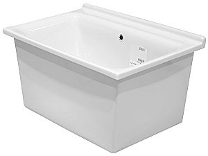 Тумба с раковиной постирочная Kerasan Aquadom 60 9166K3 белая матовая для ванной в интернет-магазине Sanbest