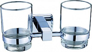 Стакан для зубных щеток CeramaLux Quadro 61903 хром купить в интернет-магазине сантехники Sanbest