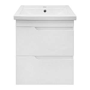 Тумба с раковиной Azario KANTRI 50/2 CS00097246 белая для ванной в интернет-магазине Sanbest