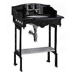 Консоль с раковиной и столешницей Burlington Georgian G7 2TH-T48 BLA для ванной в интернет-магазине сантехники Sanbest