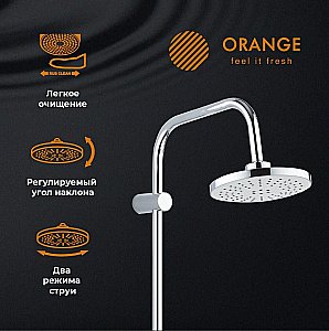 Душевая система Orange Otto M22-933cr хром купить в интернет-магазине сантехники Sanbest