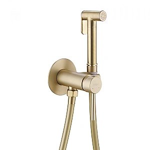 Гигиенический душ ABBER Wasser Kreis AF8125G золото матовое купить в интернет-магазине сантехники Sanbest