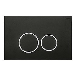 Кнопка для инсталляции Black&White Universe WPI-09512 черная матовая купить в интернет-магазине сантехники Sanbest