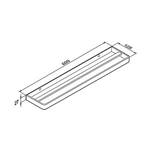 Полотенцедержатель Damixa Jupiter DA77336400 купить в интернет-магазине сантехники Sanbest