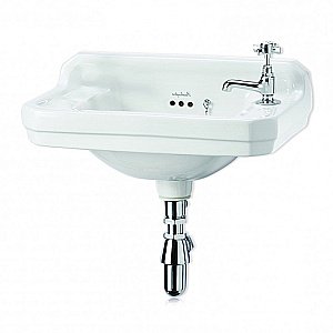 Раковина подвесная Burlington Edwardian 51,5 B8L белая купить в интернет-магазине Sanbest