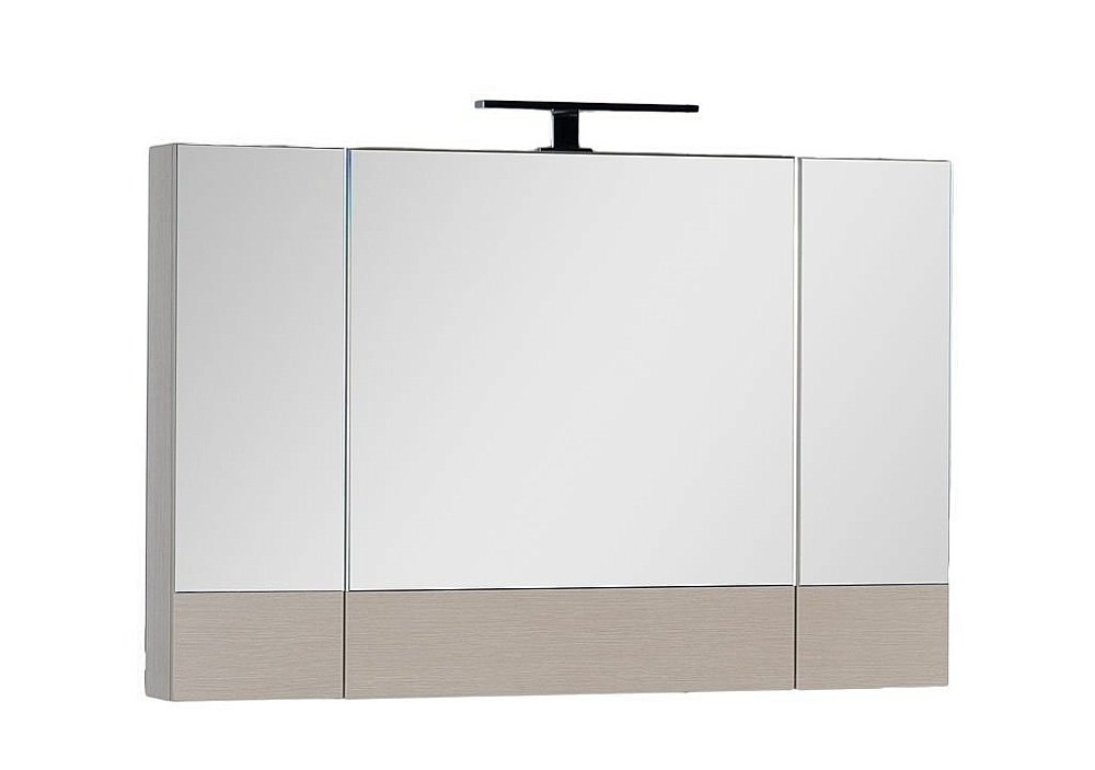 Зеркальный шкаф Aquanet Нота 100 светлый дуб купить в интернет-магазине сантехники Sanbest