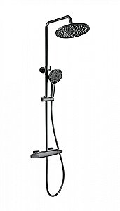 Душевая система с термостатом WONZON & WOGHAND NEO, Темный графит (WW-B3035-A1-BGG) купить в интернет-магазине сантехники Sanbest