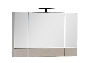 Зеркальный шкаф Aquanet Нота 100 светлый дуб купить в интернет-магазине сантехники Sanbest