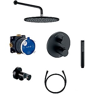 Душевая система KLUDI NOVA FONTE 208313915 черный матовый купить в интернет-магазине сантехники Sanbest