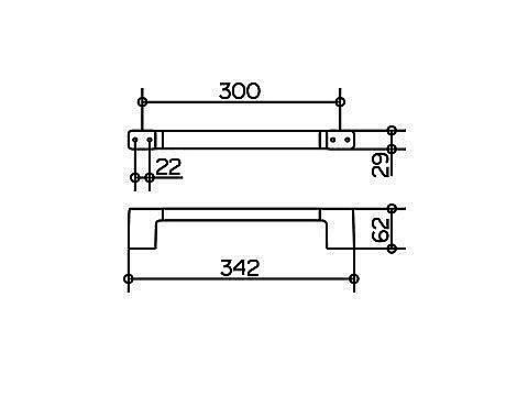 Поручень KEUCO Collection Moll 30 купить в интернет-магазине сантехники Sanbest