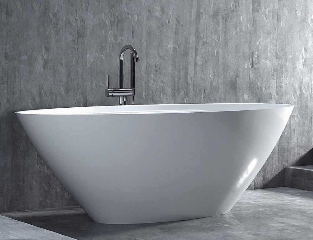 Ванна Salini DIVA S-Stone 178x85 102221M белая матовая купить в интернет-магазине Sanbest