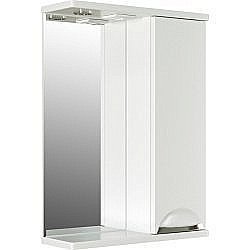 Зеркало со шкафом Mixline ЭТЬЕН 542403 50 правый купить в интернет-магазине сантехники Sanbest