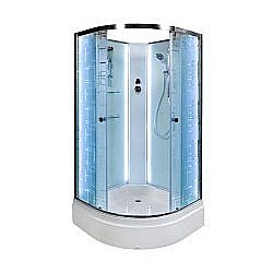 Душевая кабина DTO EM2780NLED 80х80 без крыши с подсветкой купить в интернет-магазине Sanbest