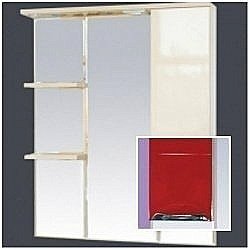 Зеркало со шкафом Misty Петра 90 красный правое купить в интернет-магазине сантехники Sanbest