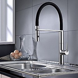 Смеситель для кухни Vincea VKF-114CH хром купить в интернет-магазине сантехники Sanbest