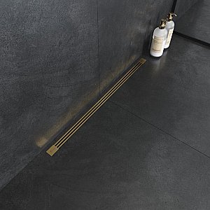 Душевой лоток Boheme B&T Infinity 85 981-80-G золото купить в интернет-магазине Sanbest