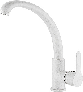Смеситель для кухни Elghansa Kitchen Color 5661097-White Stone белый купить в интернет-магазине сантехники Sanbest