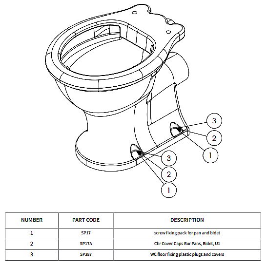 Унитаз с низким бачком Burlington Guild безободковый, белый/хром купить в интернет-магазине Sanbest