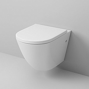 Унитаз подвесной Grossman GR-4411 безободковый, с крышкой микролифт, белый глянцевый купить в интернет-магазине Sanbest