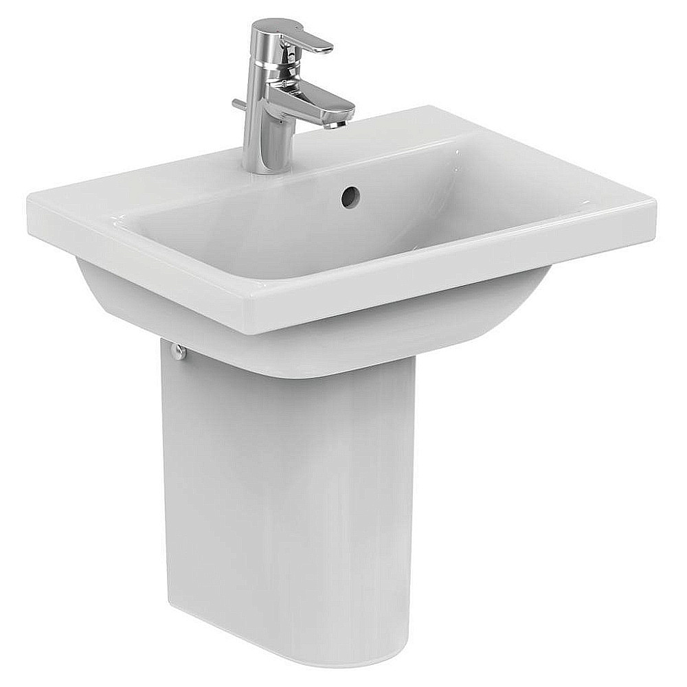 Раковина на полупьедестале Ideal Standard Connect Space 55 E136401 белая купить в интернет-магазине Sanbest