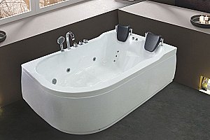 Акриловая ванна Royal Bath Norway De Luxe RB331100DL 180x120 белая с гидромассажем купить в интернет-магазине Sanbest