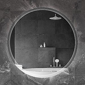 Зеркало с LED подстветкой Cezares ECO CZR-SPC-LED-TCH 90x90 в ванную от интернет-магазине сантехники Sanbest