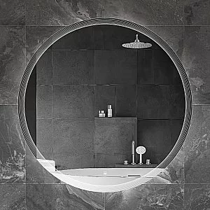 Зеркало с LED подстветкой Cezares ECO CZR-SPC-LED-TCH 90x90 в ванную от интернет-магазине сантехники Sanbest