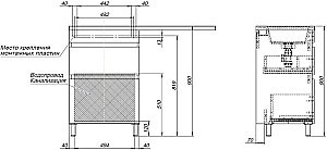 Тумба с раковиной Aquanet Вега 130 329125 белая для ванной в интернет-магазине Sanbest