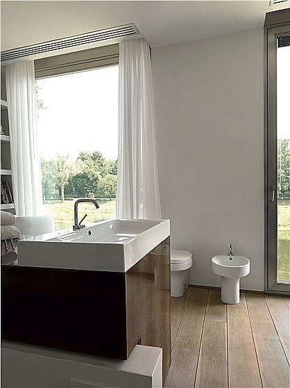 Раковина Kerasan Cento 70 353201*1 белая купить в интернет-магазине Sanbest