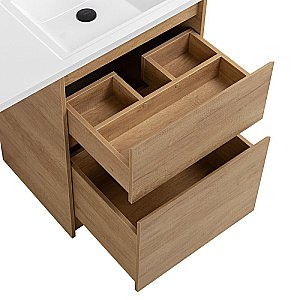 Тумба с раковиной BelBagno KRAFT-LVD 580/1200 Rovere Nebrasca Nature для ванной в интернет-магазине Sanbest