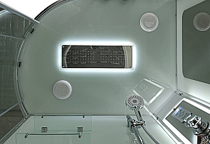 Душевая кабина AvaCan A Серия A2812 LED 120х80 с гидромассажем, с подсветкой купить в интернет-магазине Sanbest