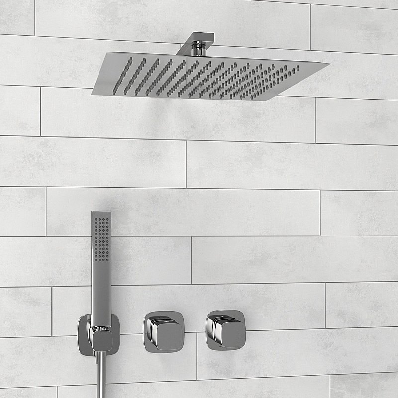 Душевая система WasserKRAFT Naab 8600 SET2837 хром купить в интернет-магазине сантехники Sanbest