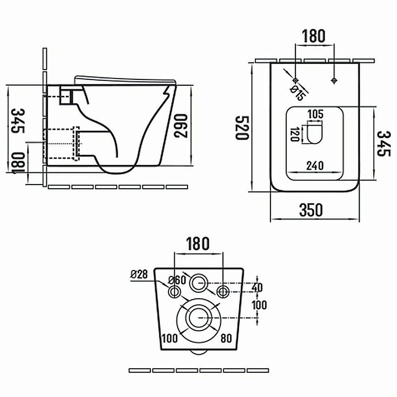 Унитаз Vincea Q-Line VT1-12MO безободковый, с крышкой микролифт, океан матовый купить в интернет-магазине Sanbest