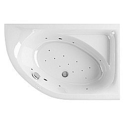 Ванна акриловая EXCELLENT Aquarella 170x110 RELAX хром, правая купить в интернет-магазине сантехники Sanbest