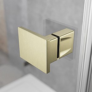 Душевая дверь Radaway Essenza 8 Brushed Gold DWJ 120 R стекло прозрачное/профиль брашированное золото купить в интернет-магазине Sanbest