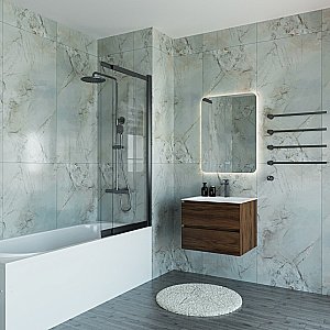 Ванна акриловая Vincea VBT-2A170-FR 170x75 белая с каркасом купить в интернет-магазине Sanbest