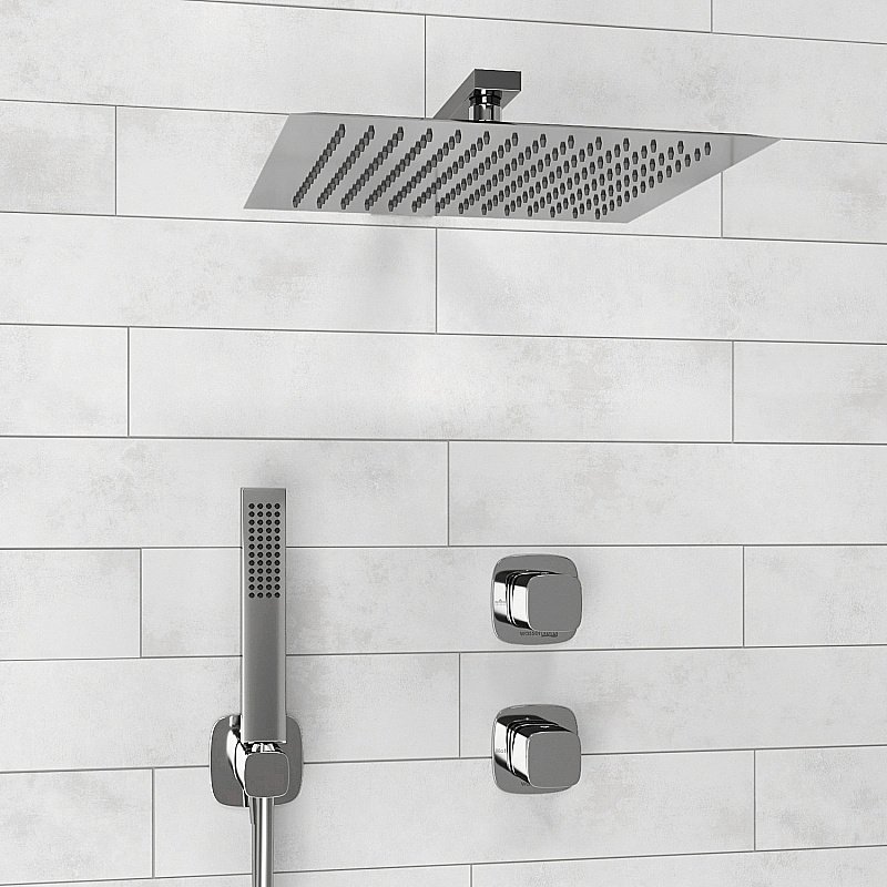 Душевая система WasserKRAFT Naab 8600 SET2837 хром купить в интернет-магазине сантехники Sanbest