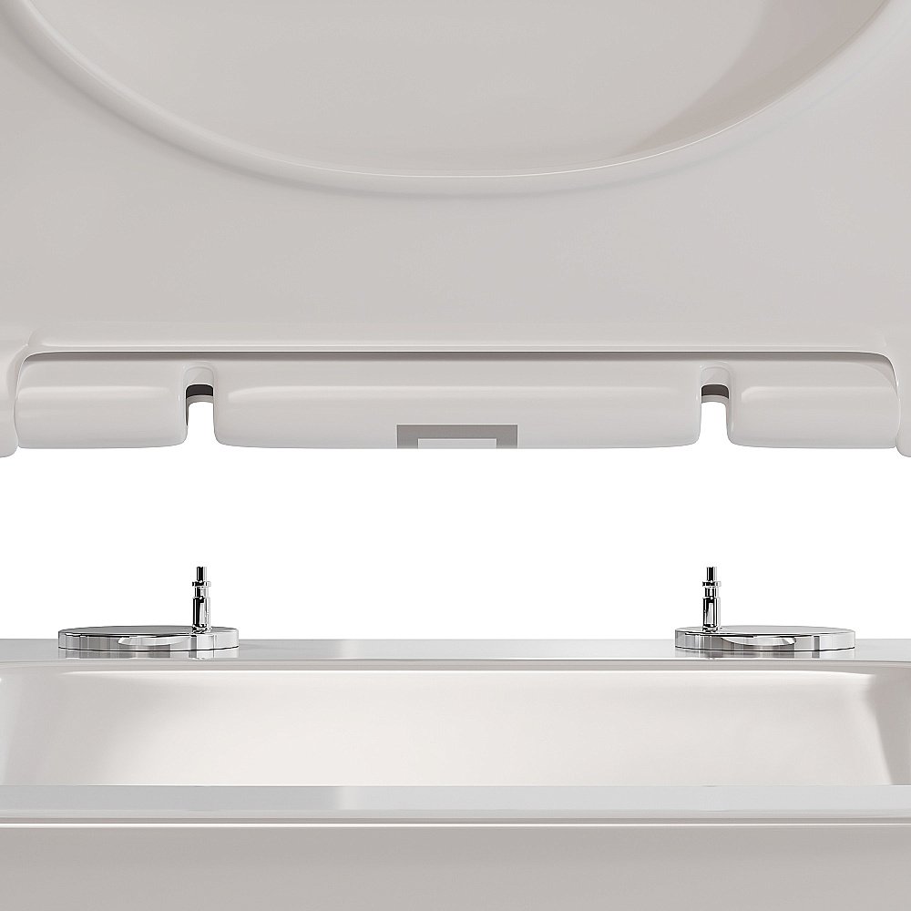 Унитаз подвесной BERGES Sigma 082254 безободковый, с крышкой микролифт купить в интернет-магазине Sanbest