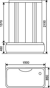 Душевая кабина ARCUS AS-205 купить в интернет-магазине Sanbest