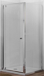 Душевой уголок Jacob Delafon SERENITY E14P90-GA+E14F80-GA 90х80 стекло прозрачное/профиль хром купить в интернет-магазине Sanbest