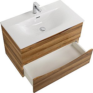 Тумба с раковиной BelBagno MARINO-CER-N-800-2C-SO-RR-P Rovere Rustico для ванной в интернет-магазине Sanbest