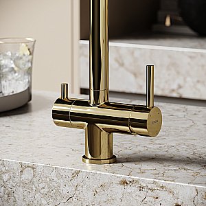 Смеситель для кухни Sancos Foster SC4014ZG полированное золото купить в интернет-магазине сантехники Sanbest