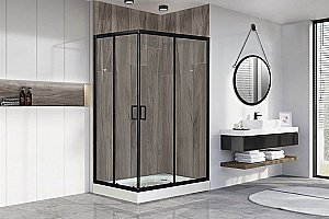 Душевой уголок Royal Bath RB 8120HP-T-BL 120х80 прозрачный купить в интернет-магазине Sanbest